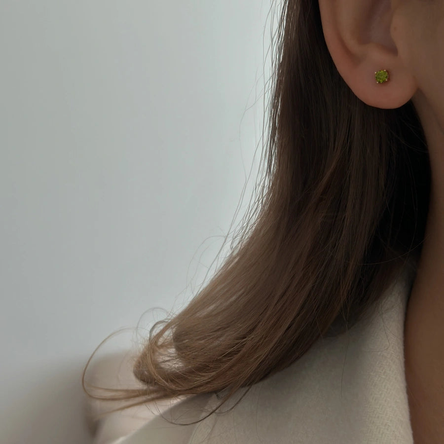 Golden Pistachio Studs