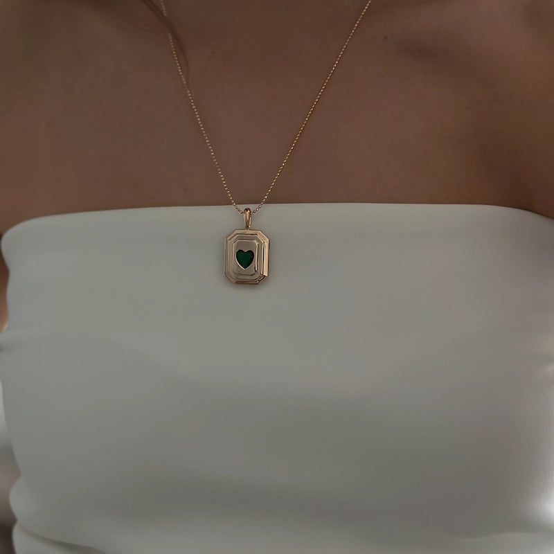 Emerald Secret Necklace