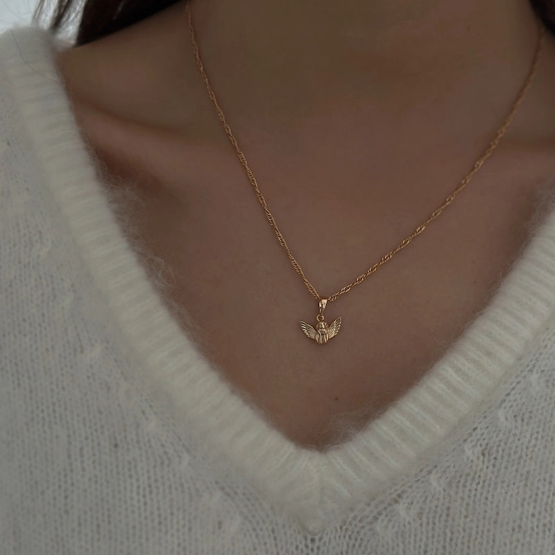 Angel Cherub Necklace