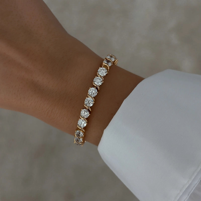 Tied Tennis Bracelet