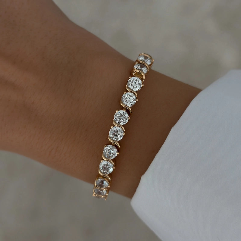Tied Tennis Bracelet