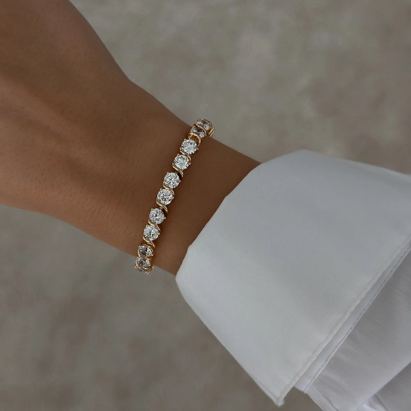 Tied Tennis Bracelet