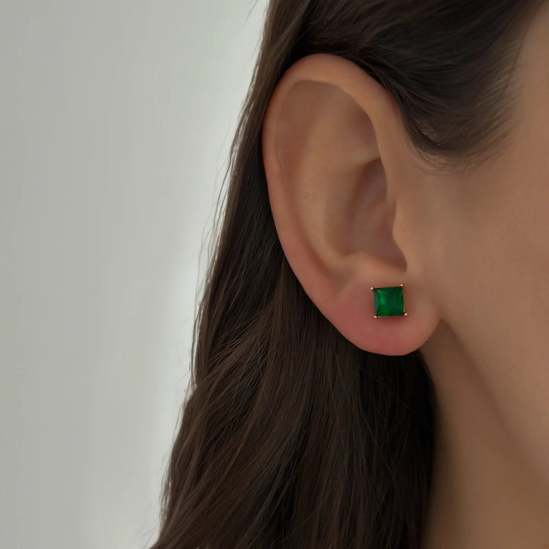Emerald Carat Studs