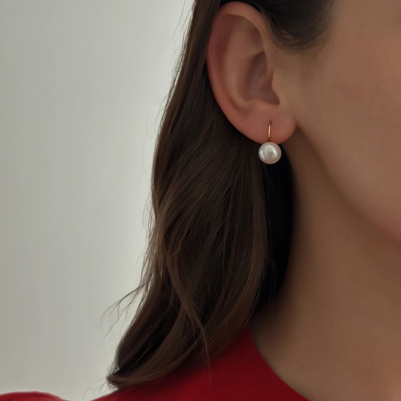 Pearl Clasp Earrings