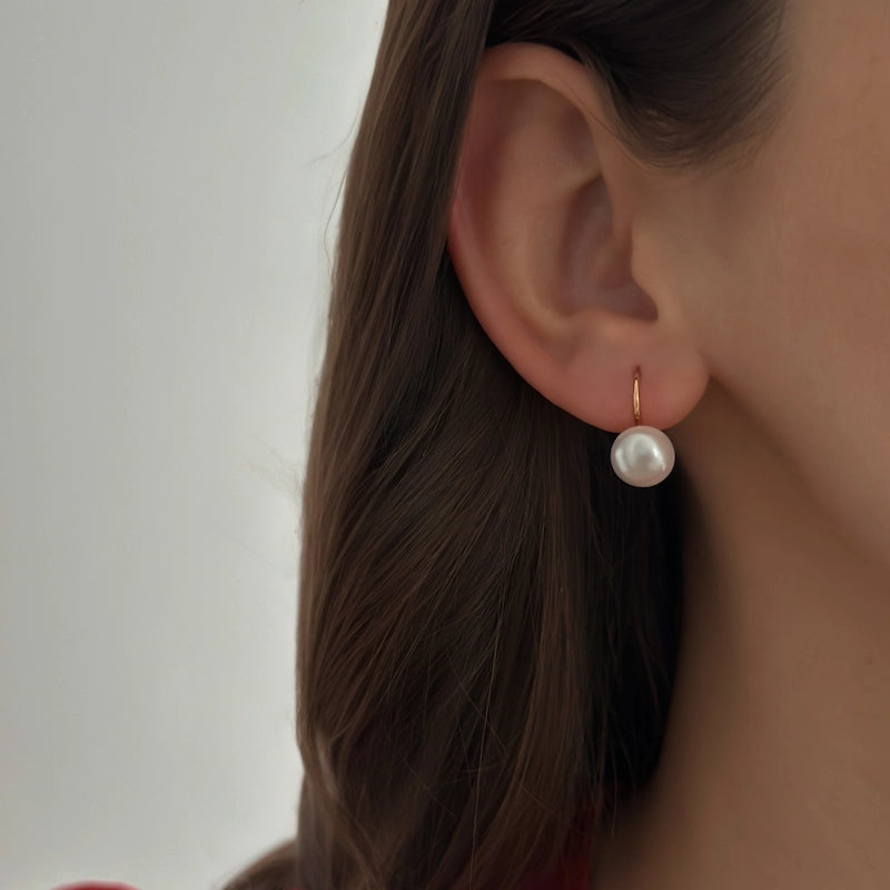 Pearl Clasp Earrings