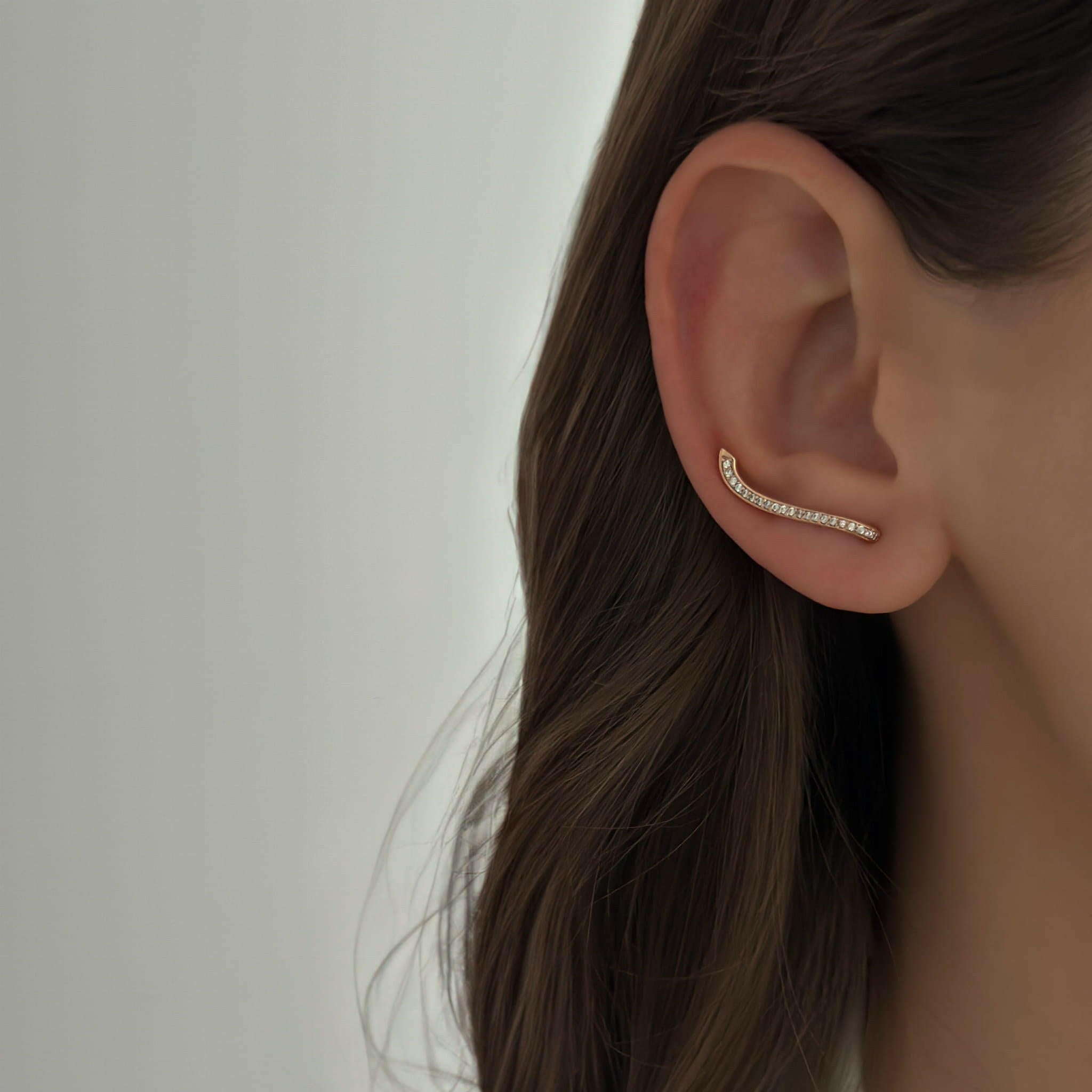 Sparkle Wave Studs