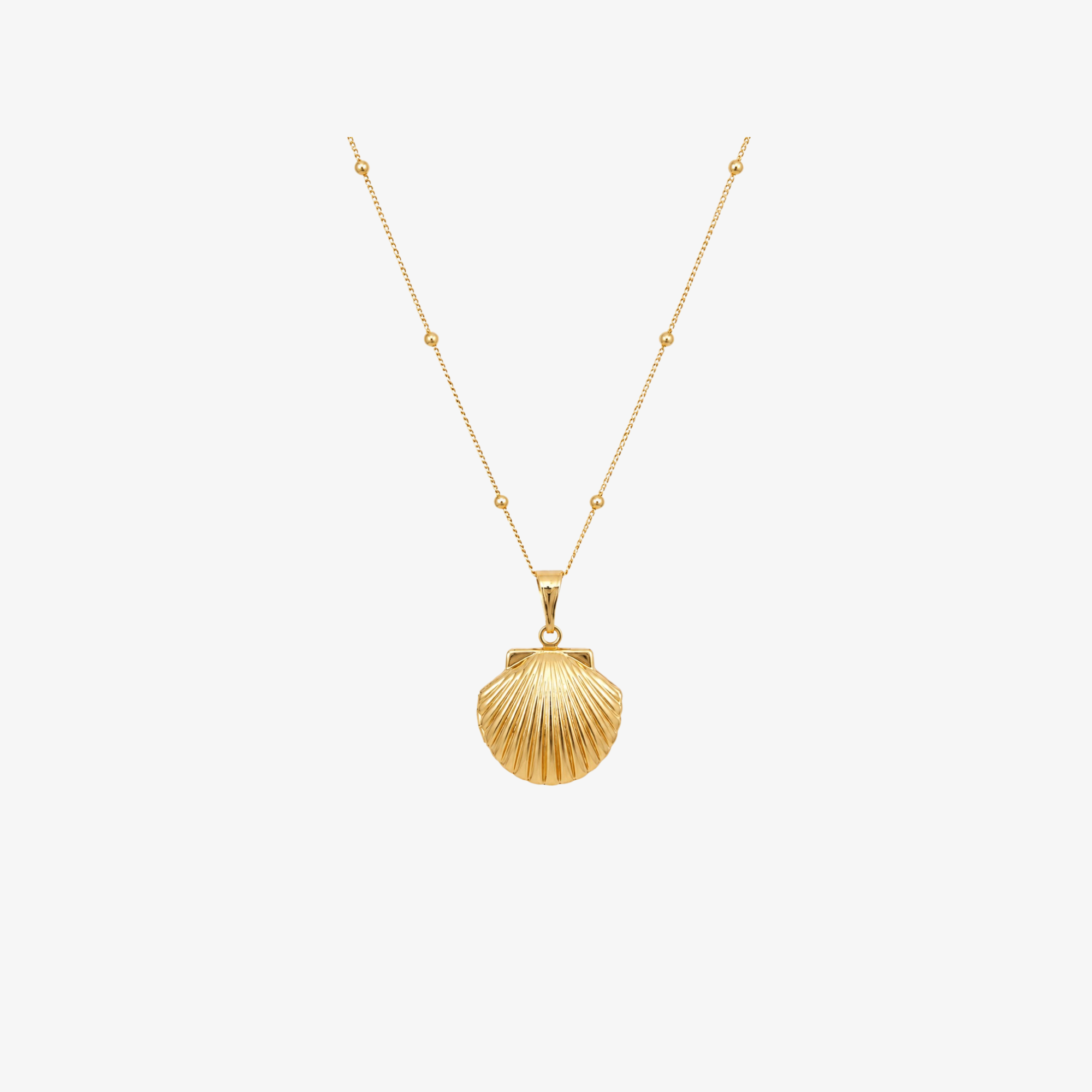 Shell Locket Nacklace