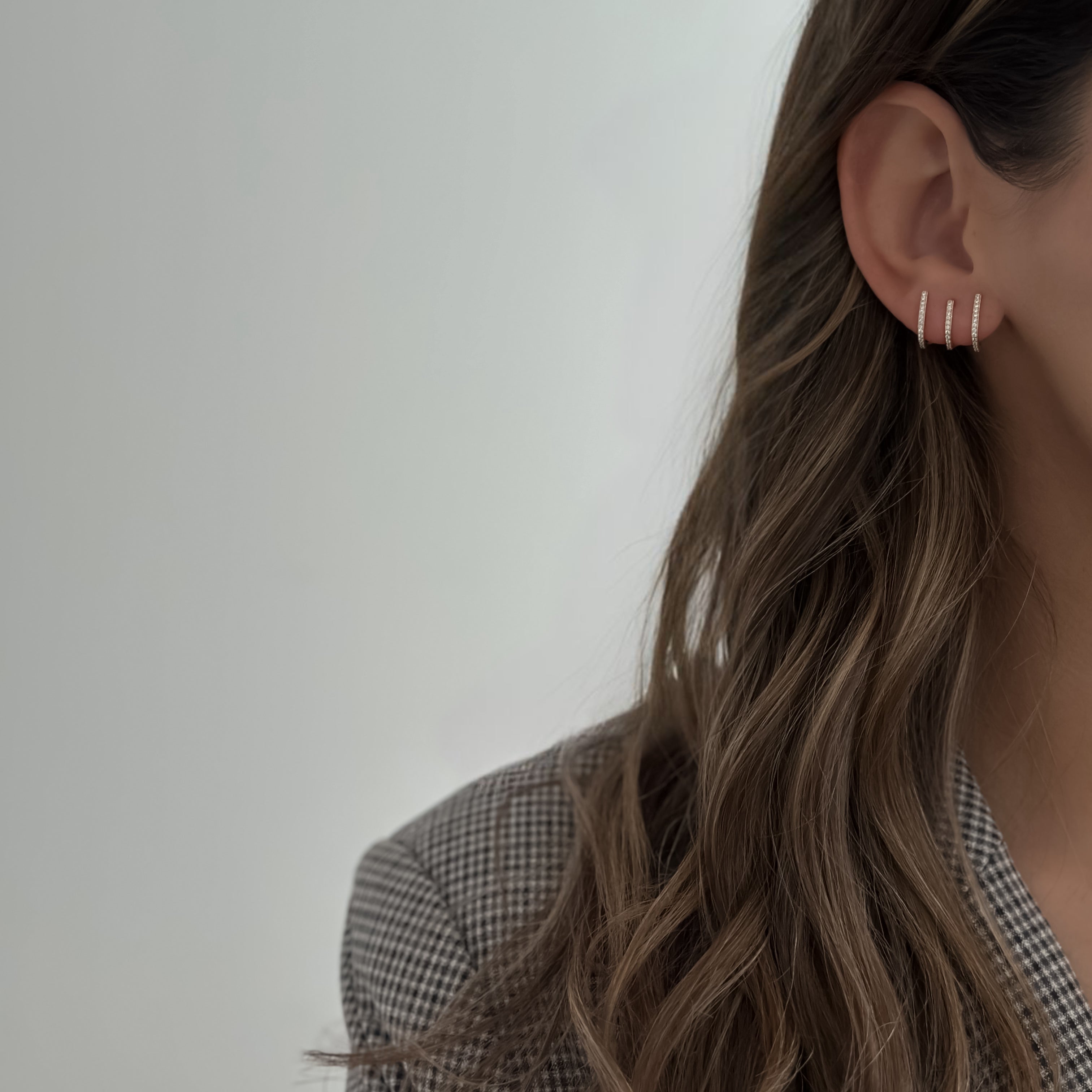 Faux Trio Bling Studs
