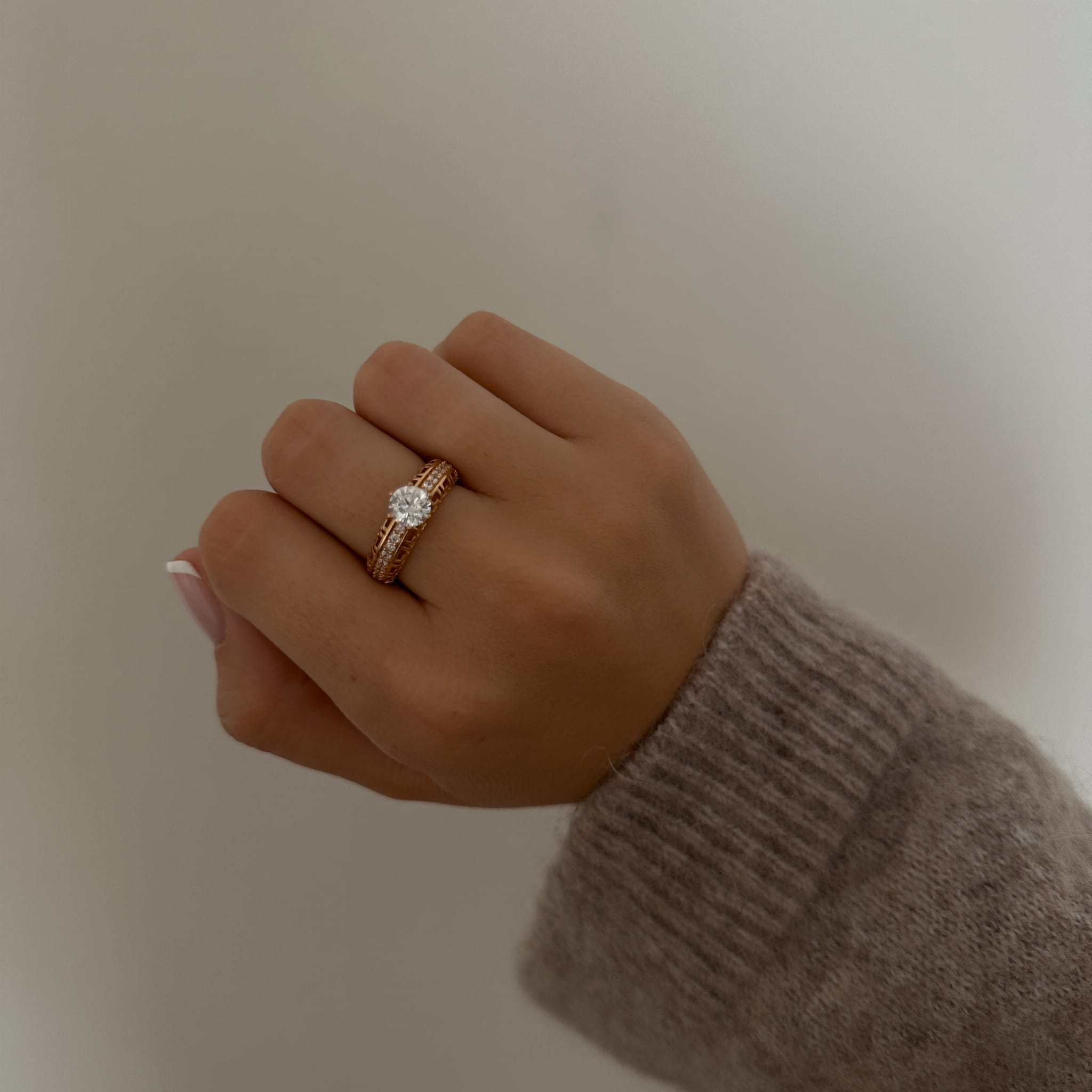 Greek Diamond Ring