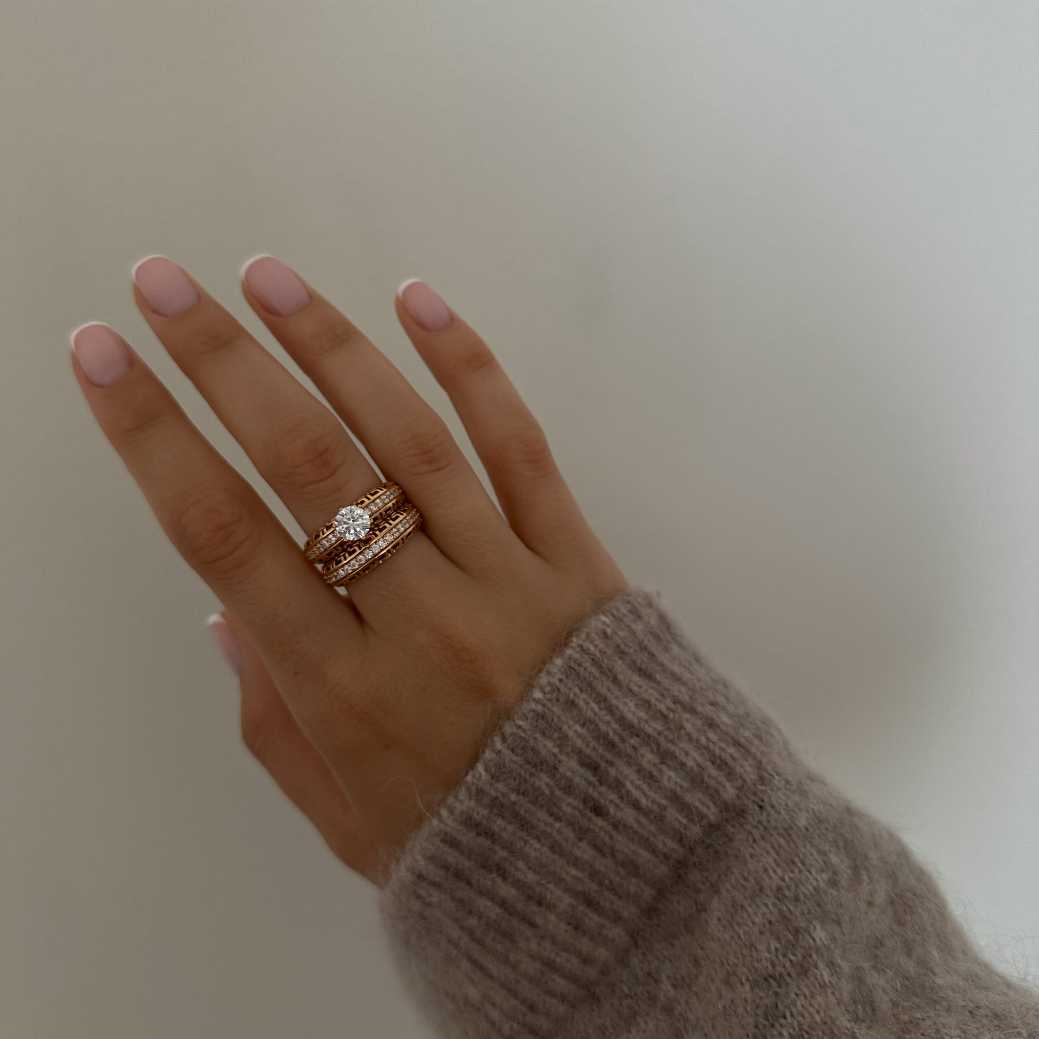 Greek Diamond Ring