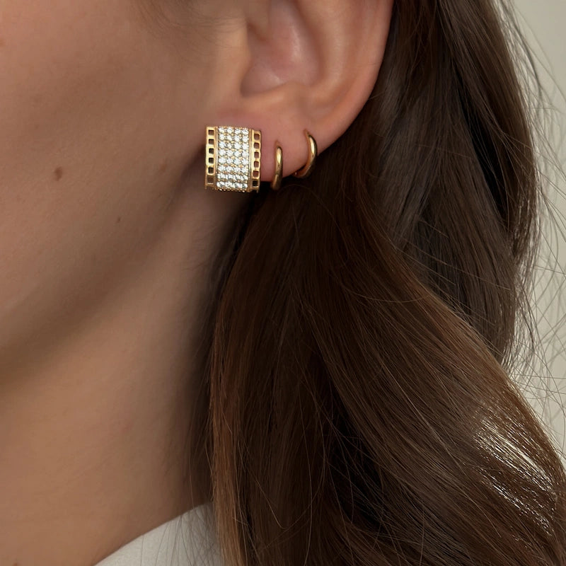 Quadratic Vintage Studs