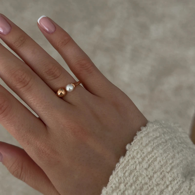 Pearl Drop Ring