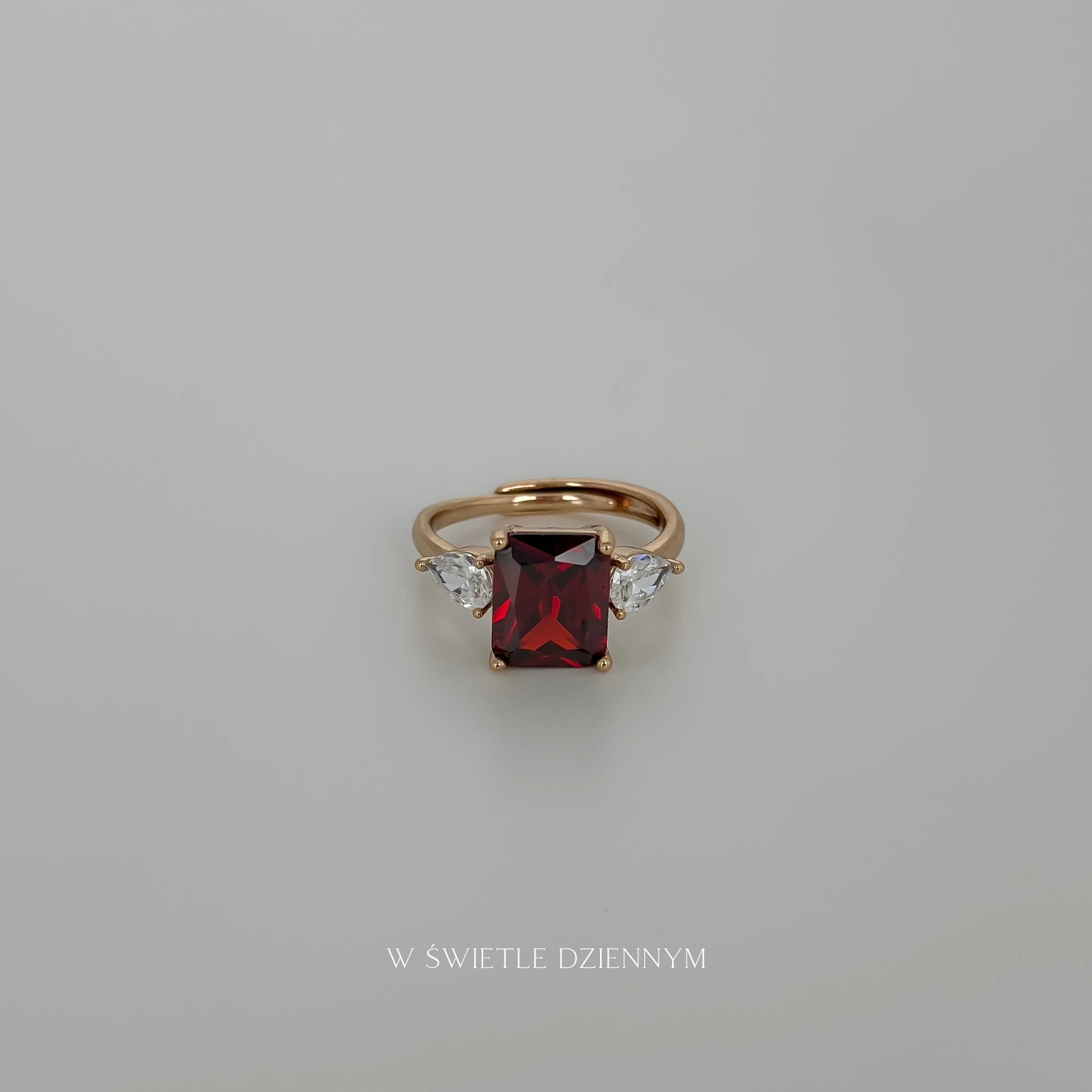 Winged Ruby Ring