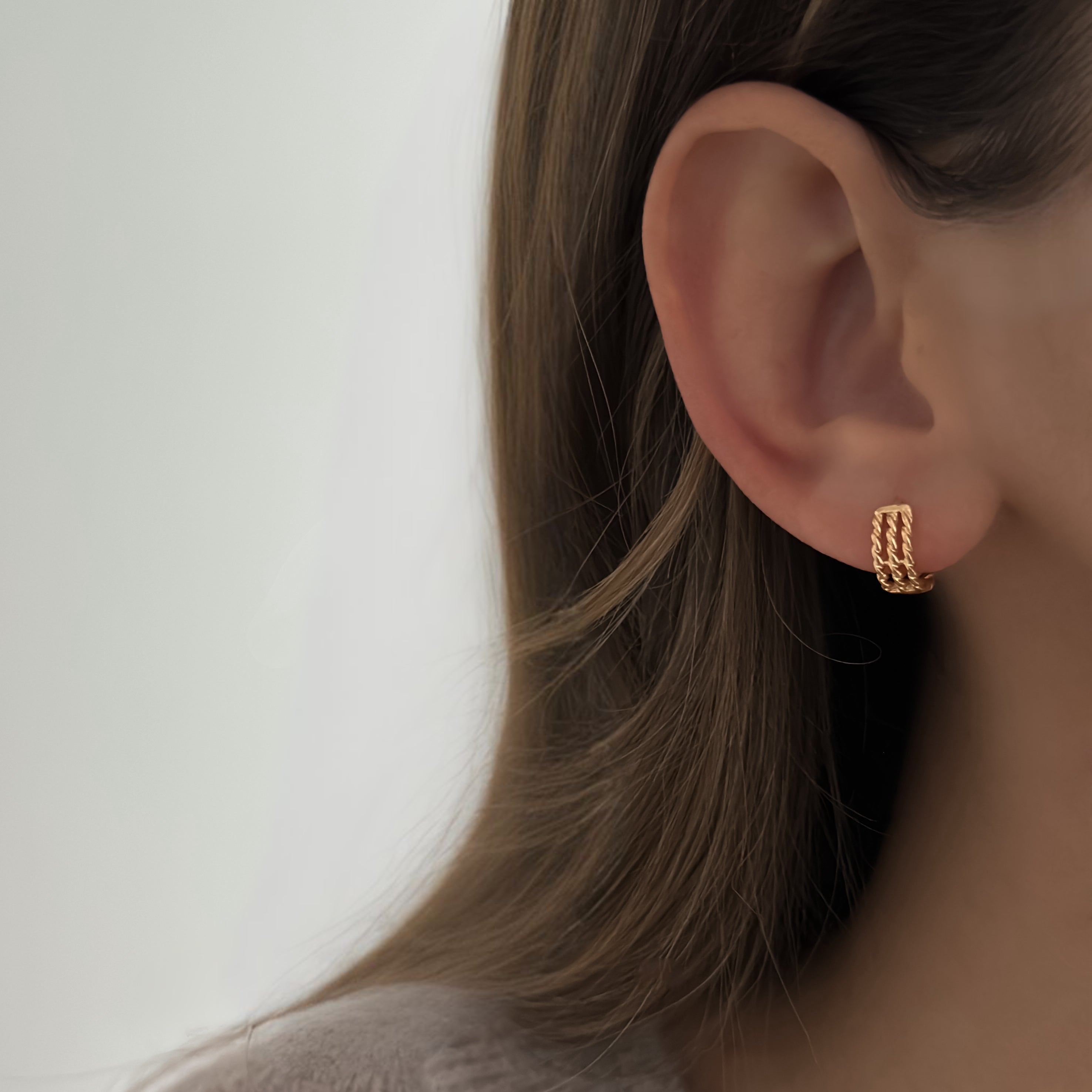 Triple Twisted Hoops