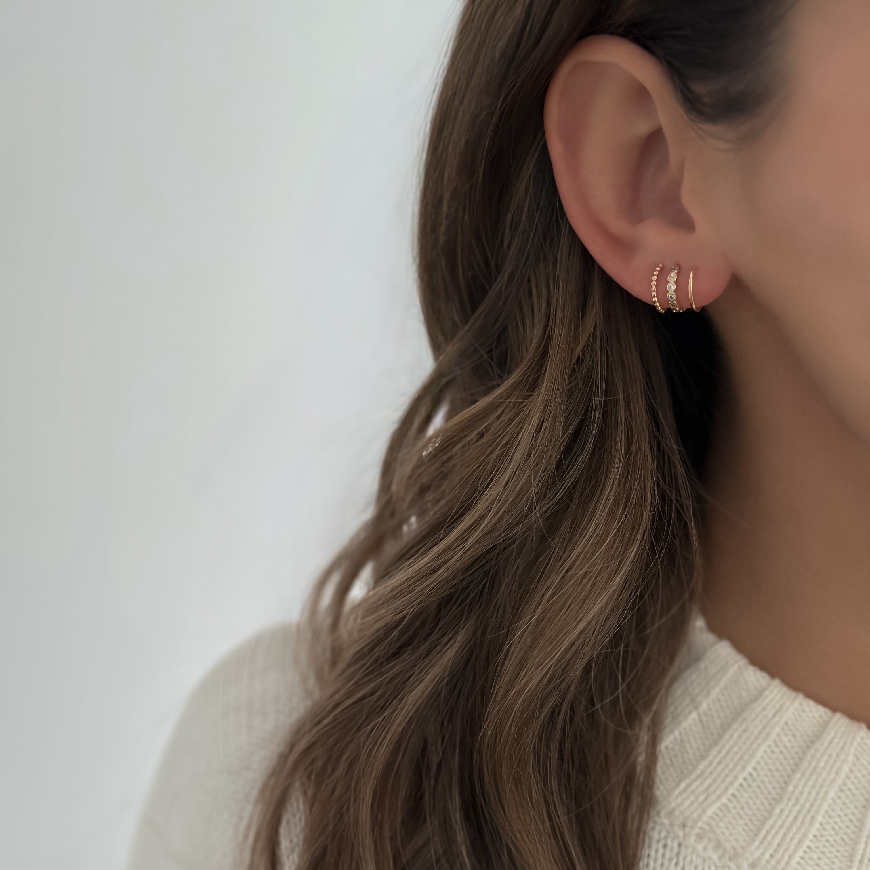 Faux Triple Hoop