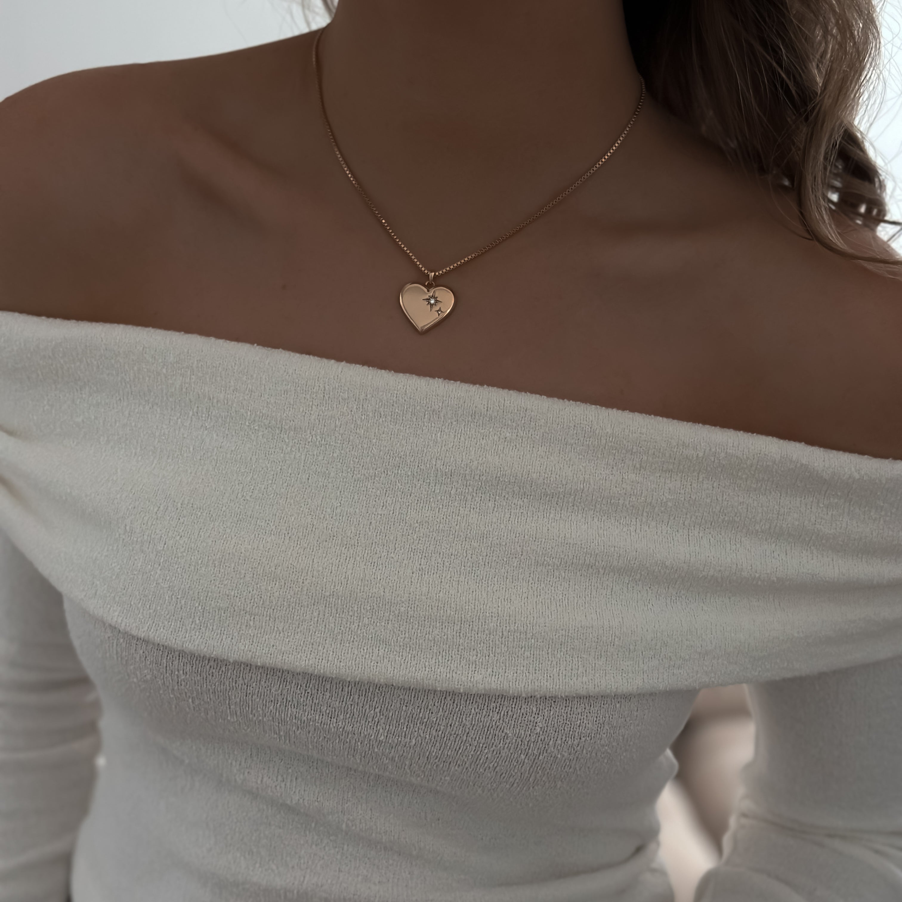 Evangeline Heart Necklace
