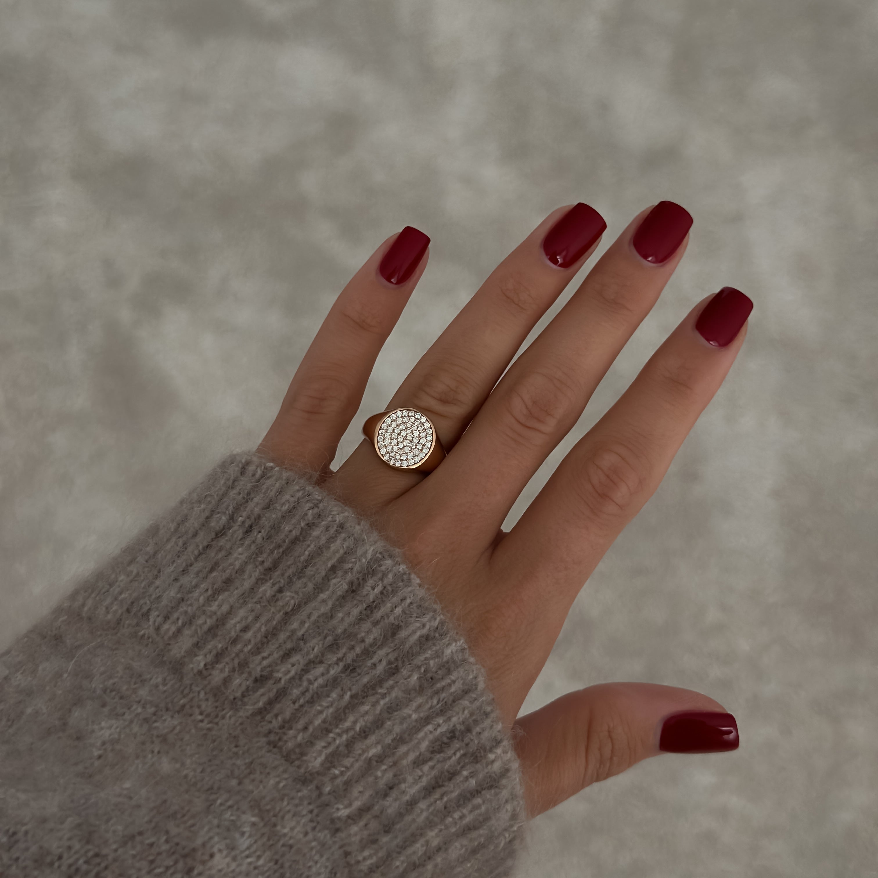 Bedazzle Signet Ring