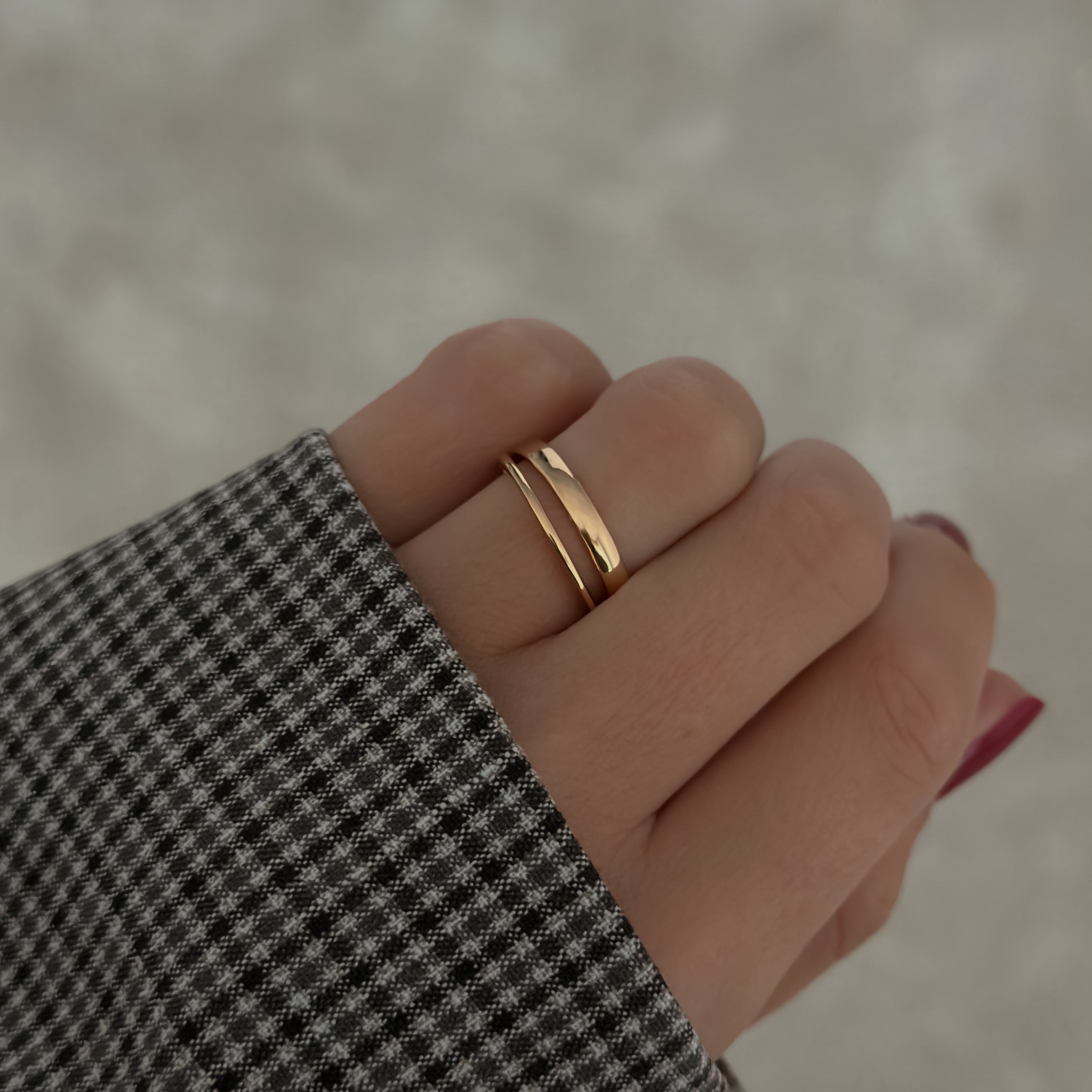 Fitted Double Ring