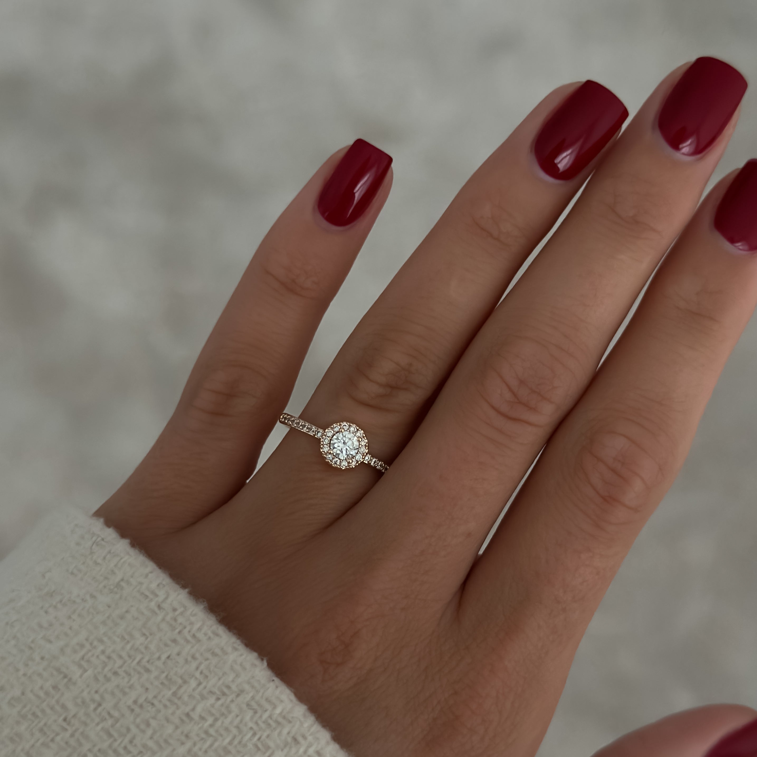 Rosette Dainty Ring