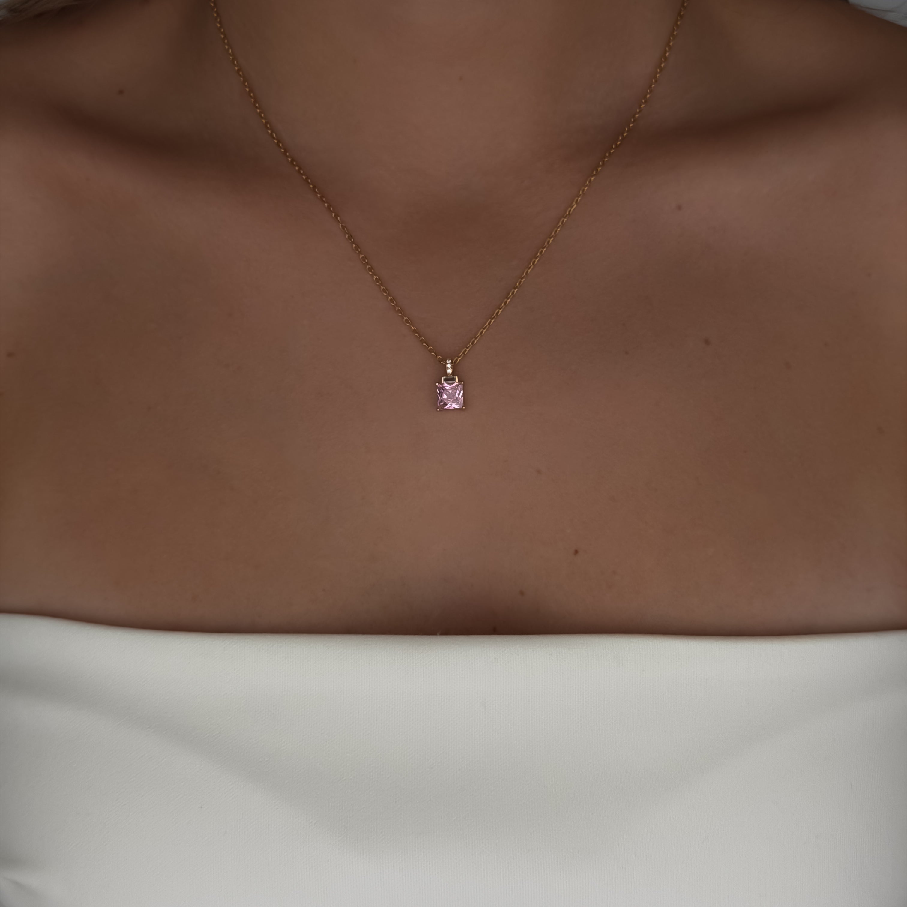 Pink Carat Necklace