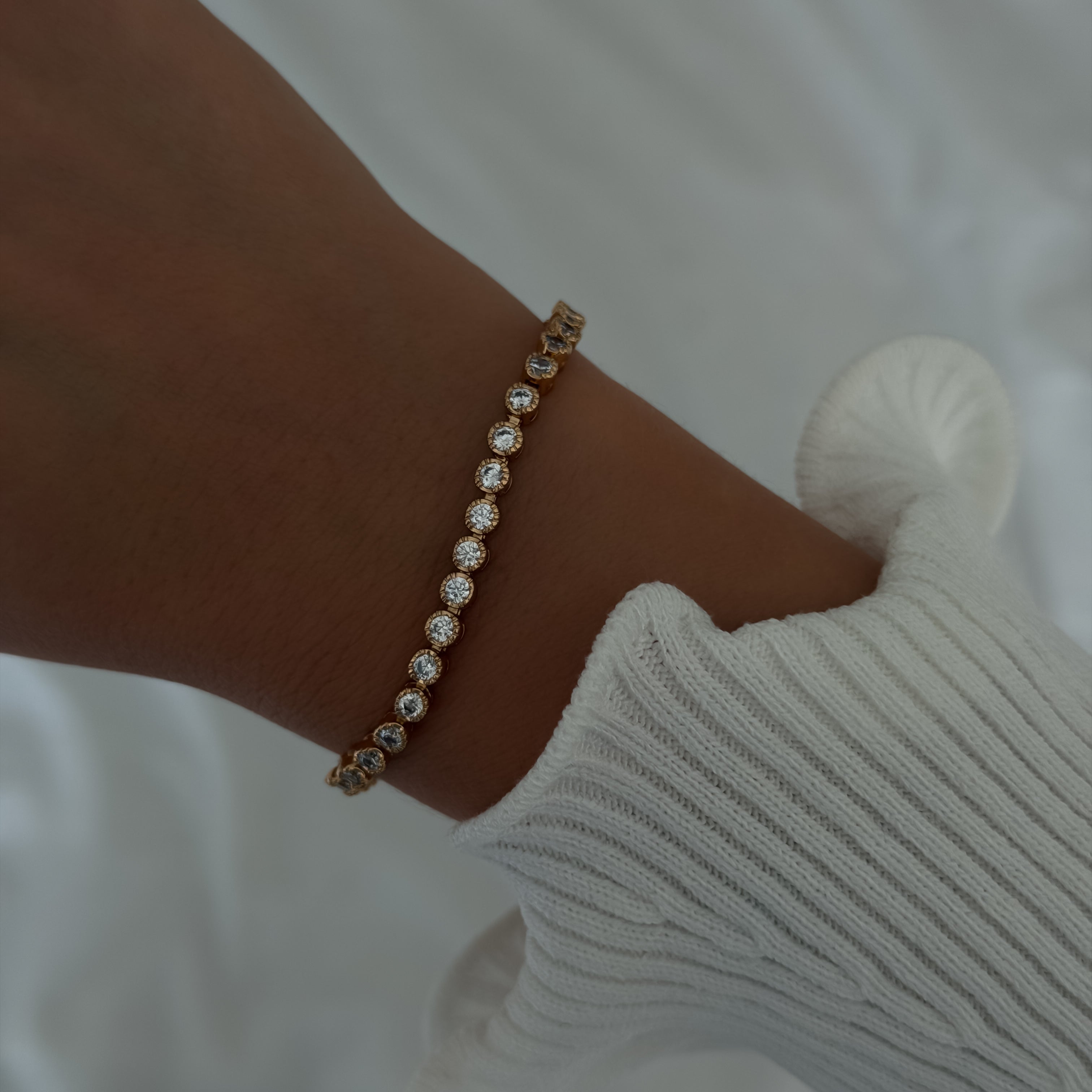 Beaded Tennis Bracelet