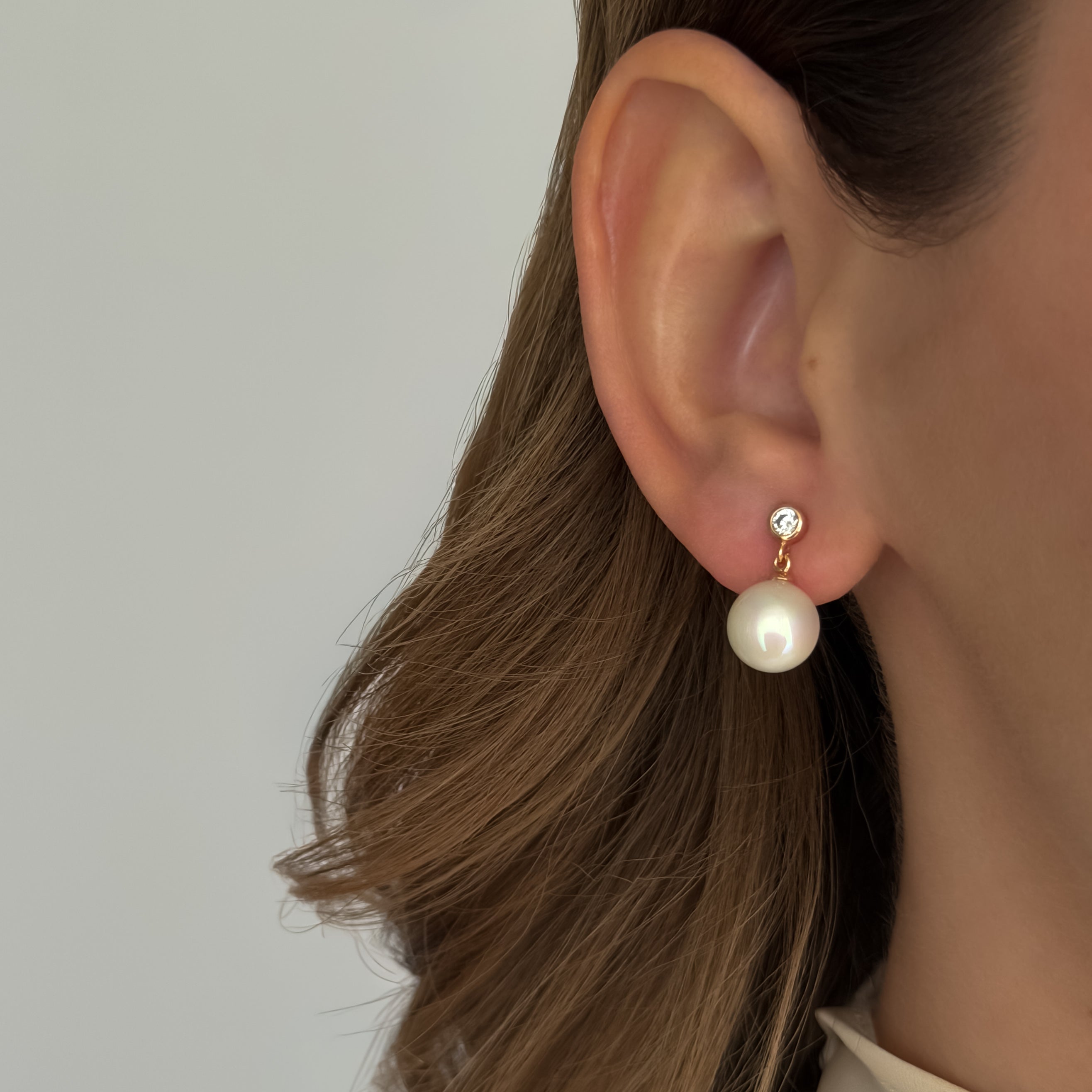 Diamond Studs Pearls