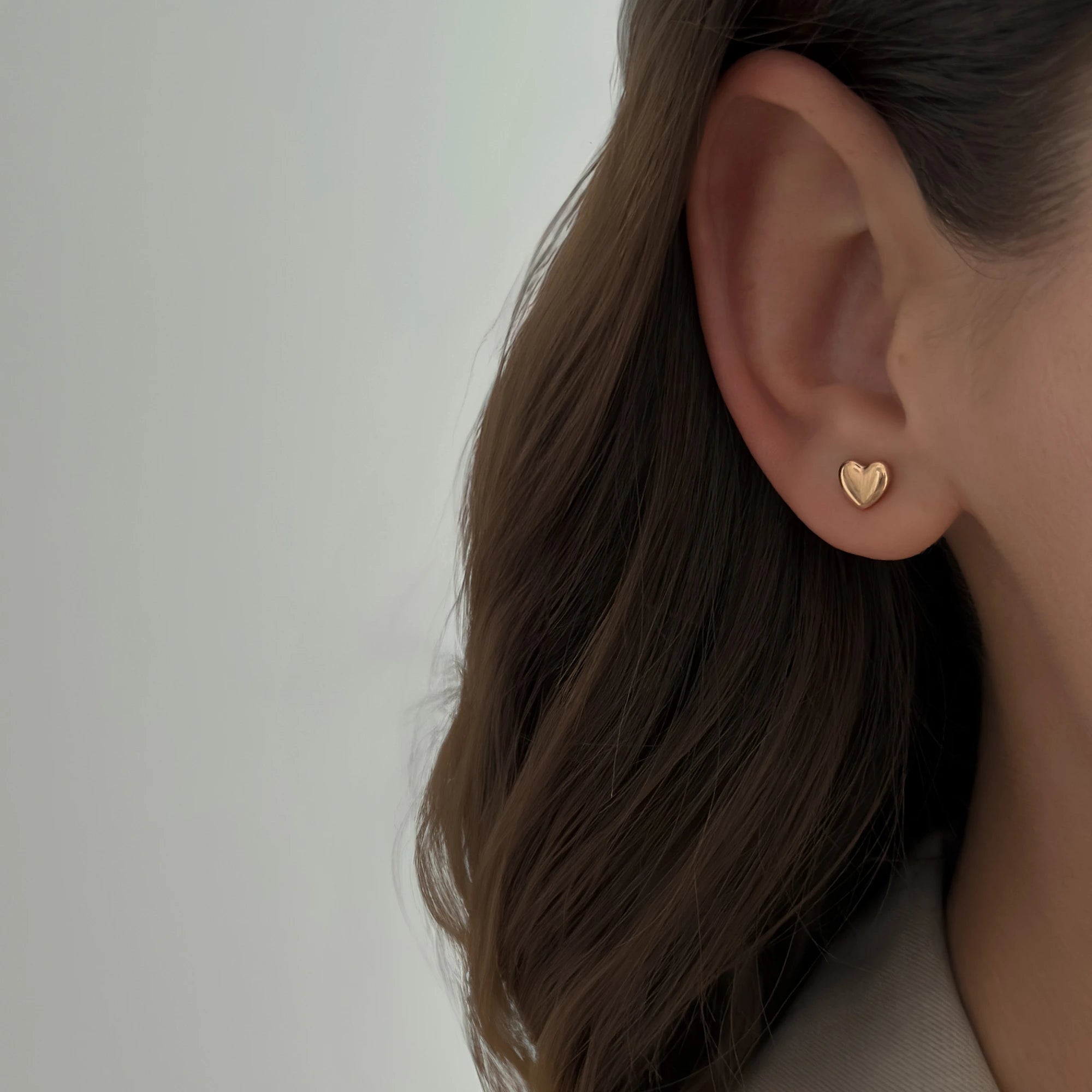 Tiny Heart Studs