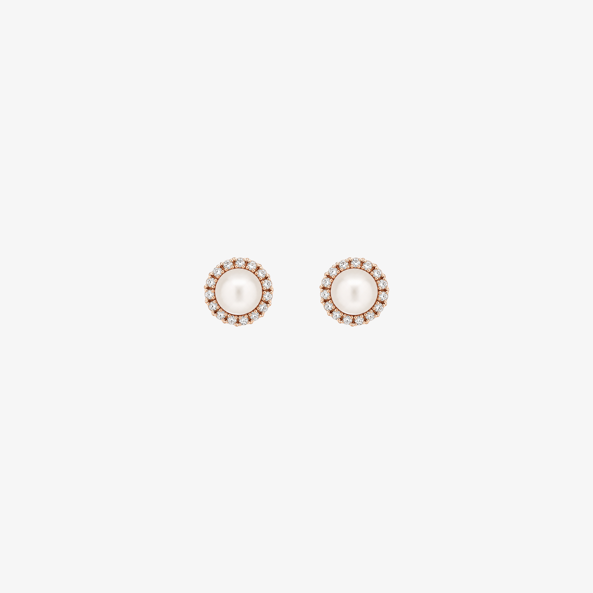 Halo Pearl Studs