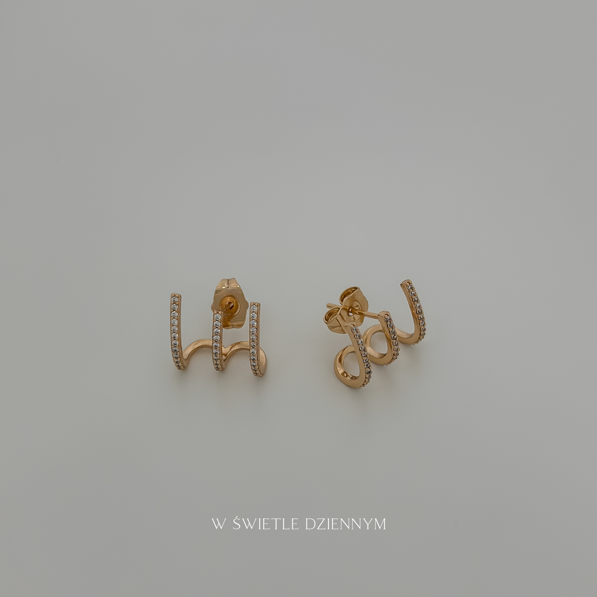 Faux Trio Bling Studs