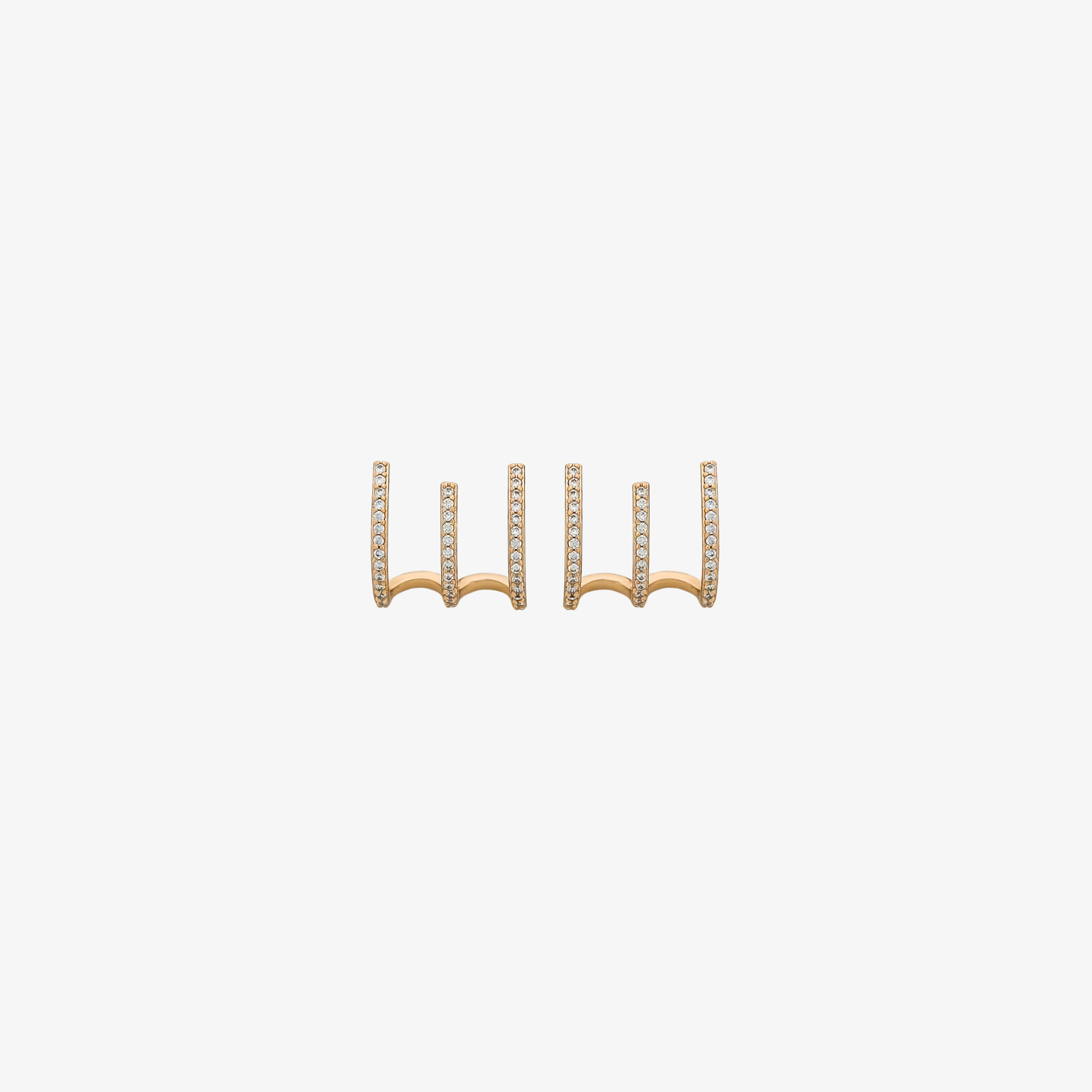 Faux Trio Bling Studs