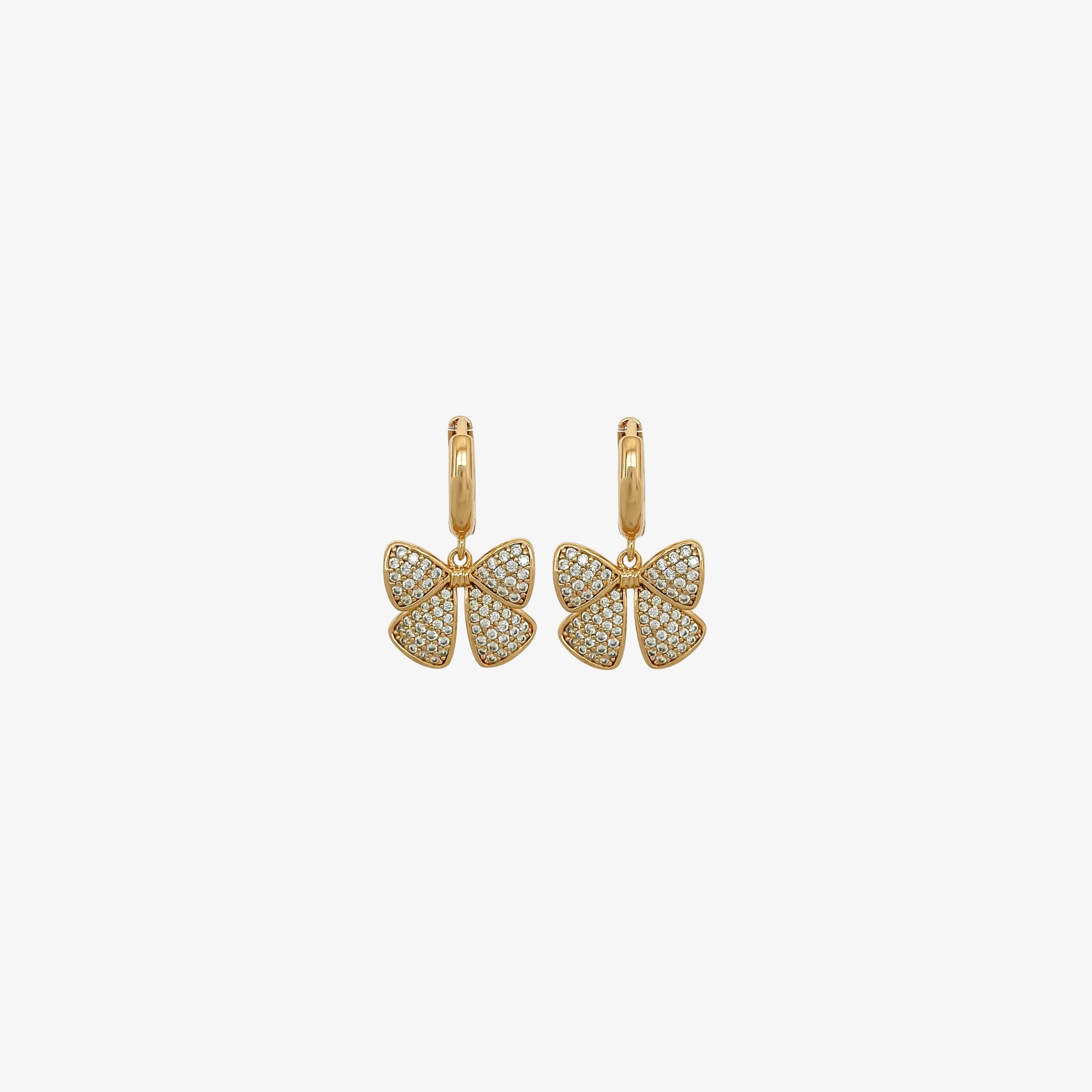 Shiny Bow Earrings