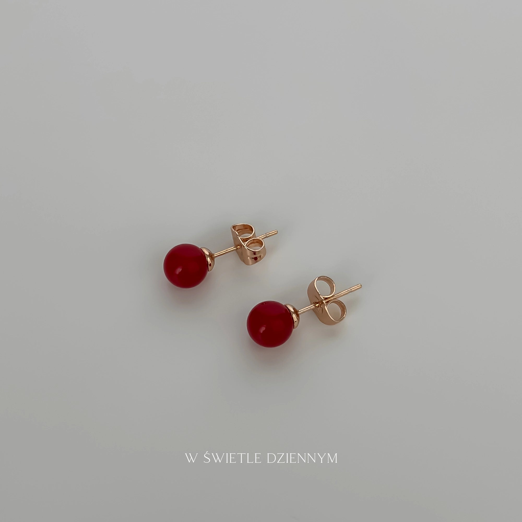 Scarlet Drop Studs