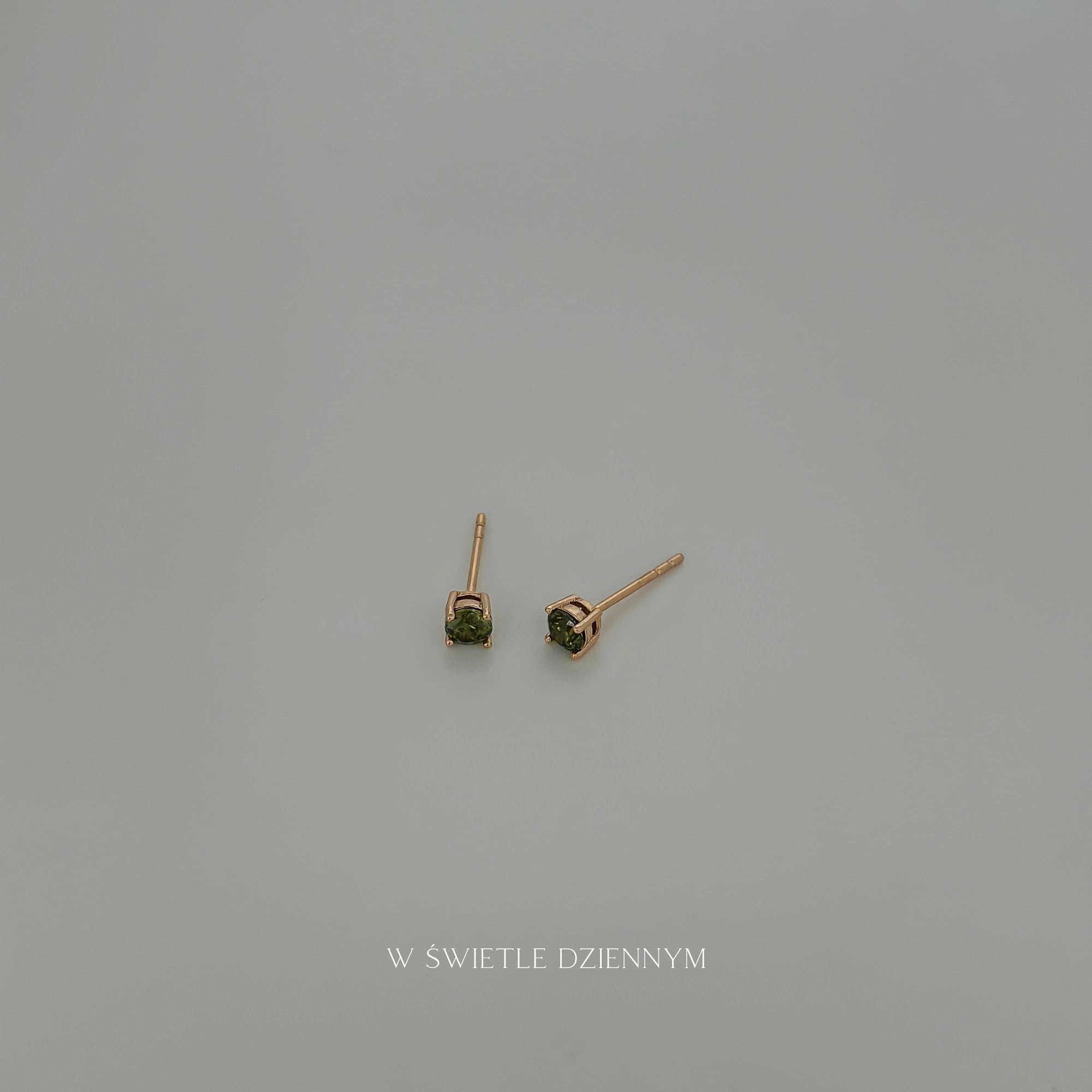 Golden Pistachio Studs