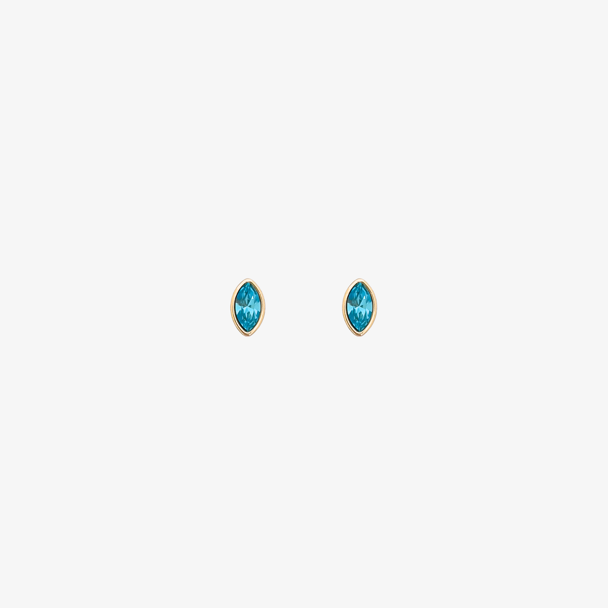 Turquoise Marquise Studs