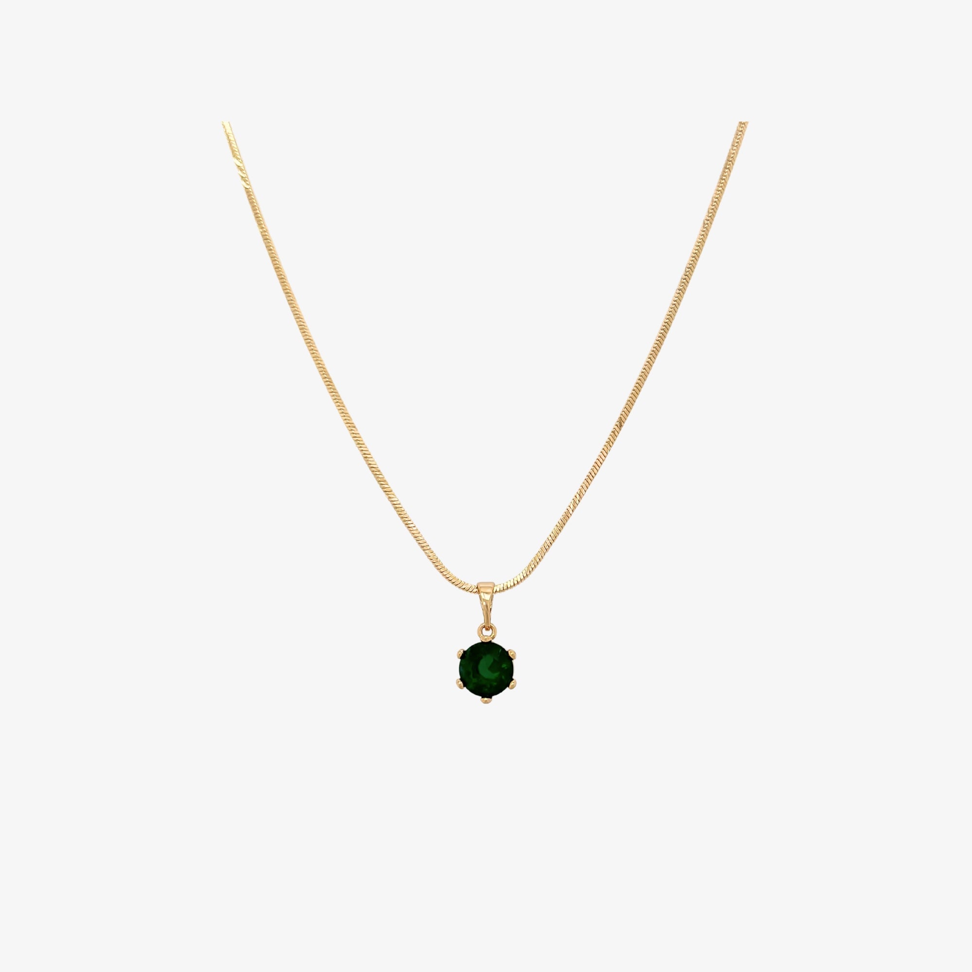 Emerald Diamond Necklace