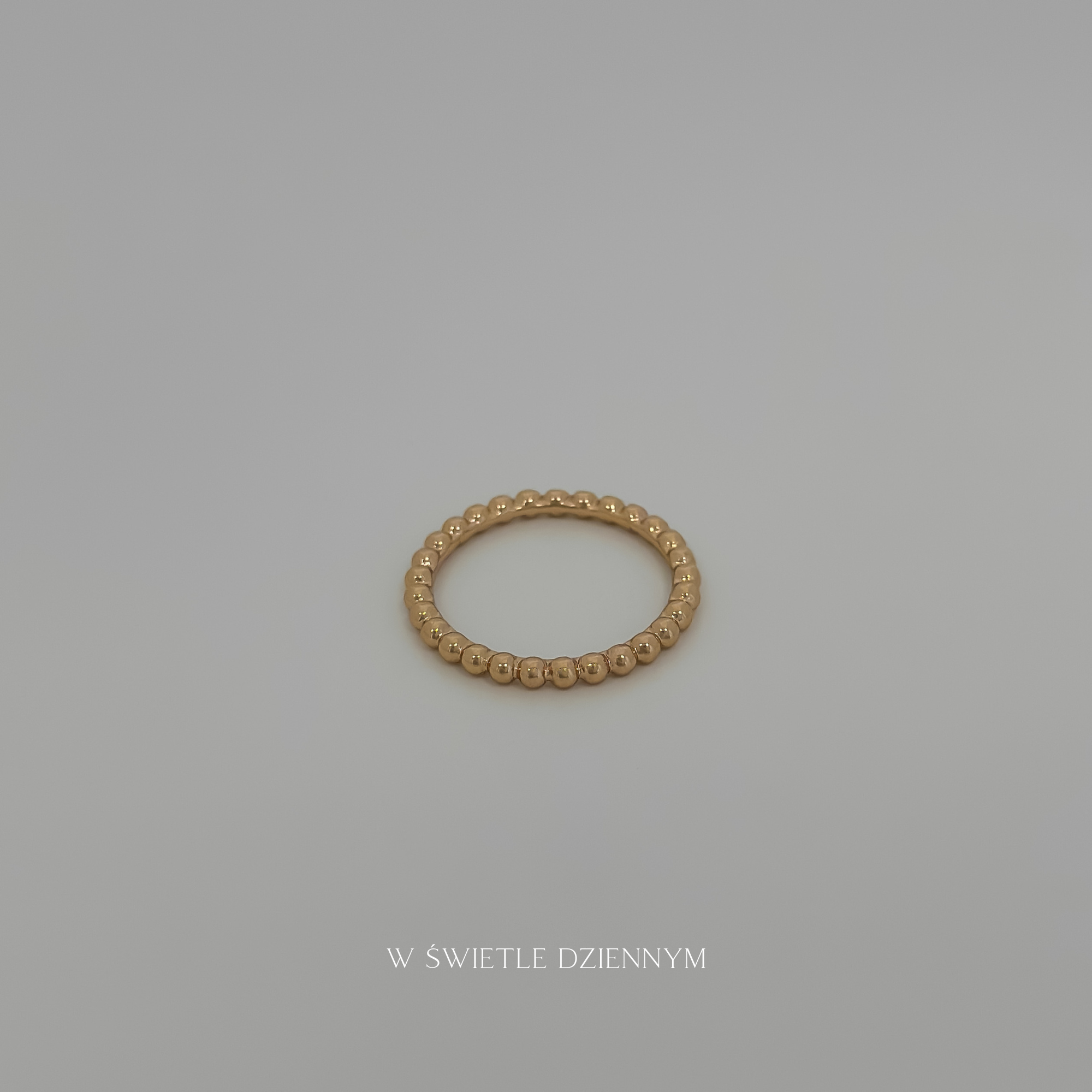 Beaded Thin Band
