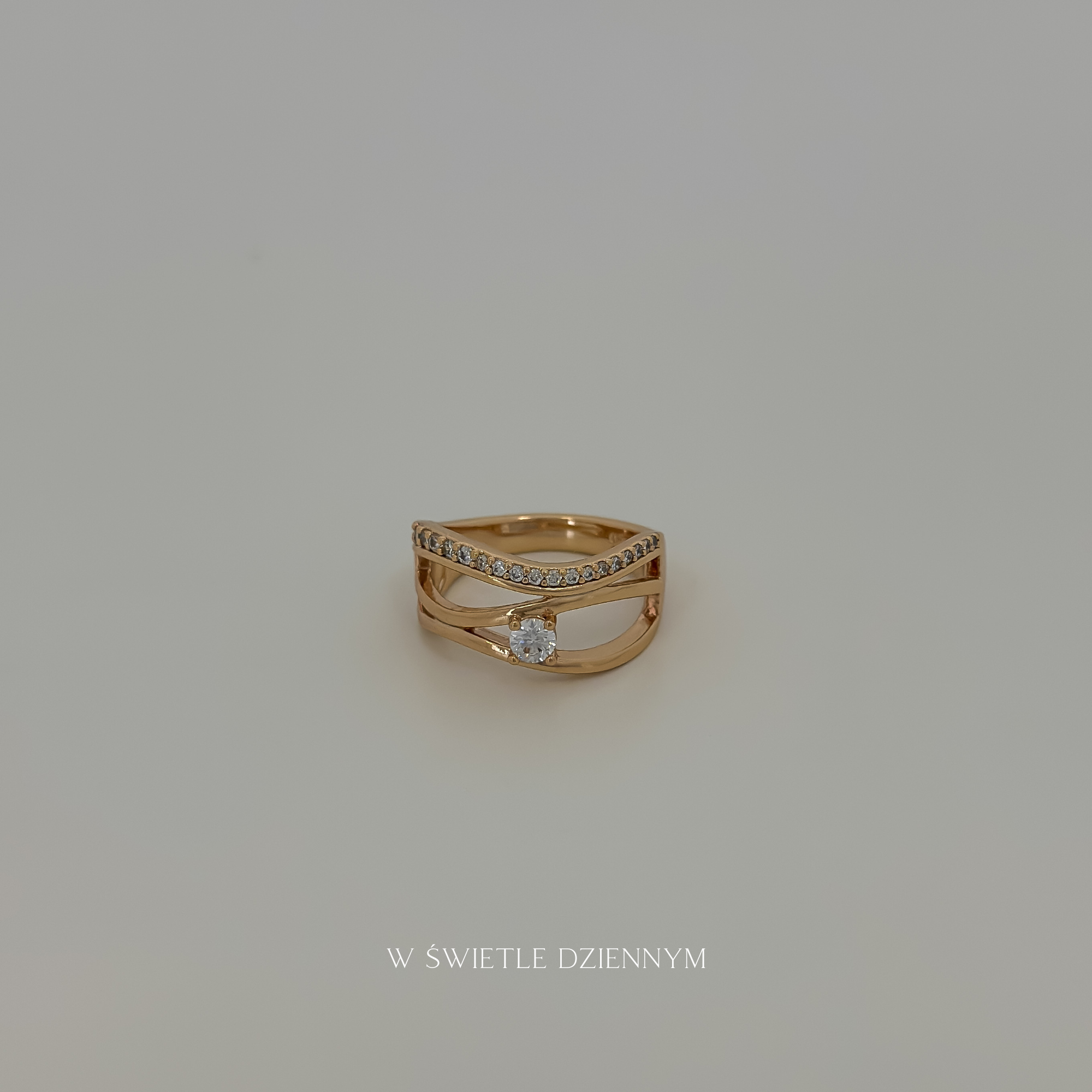 Triple Wavy Ring