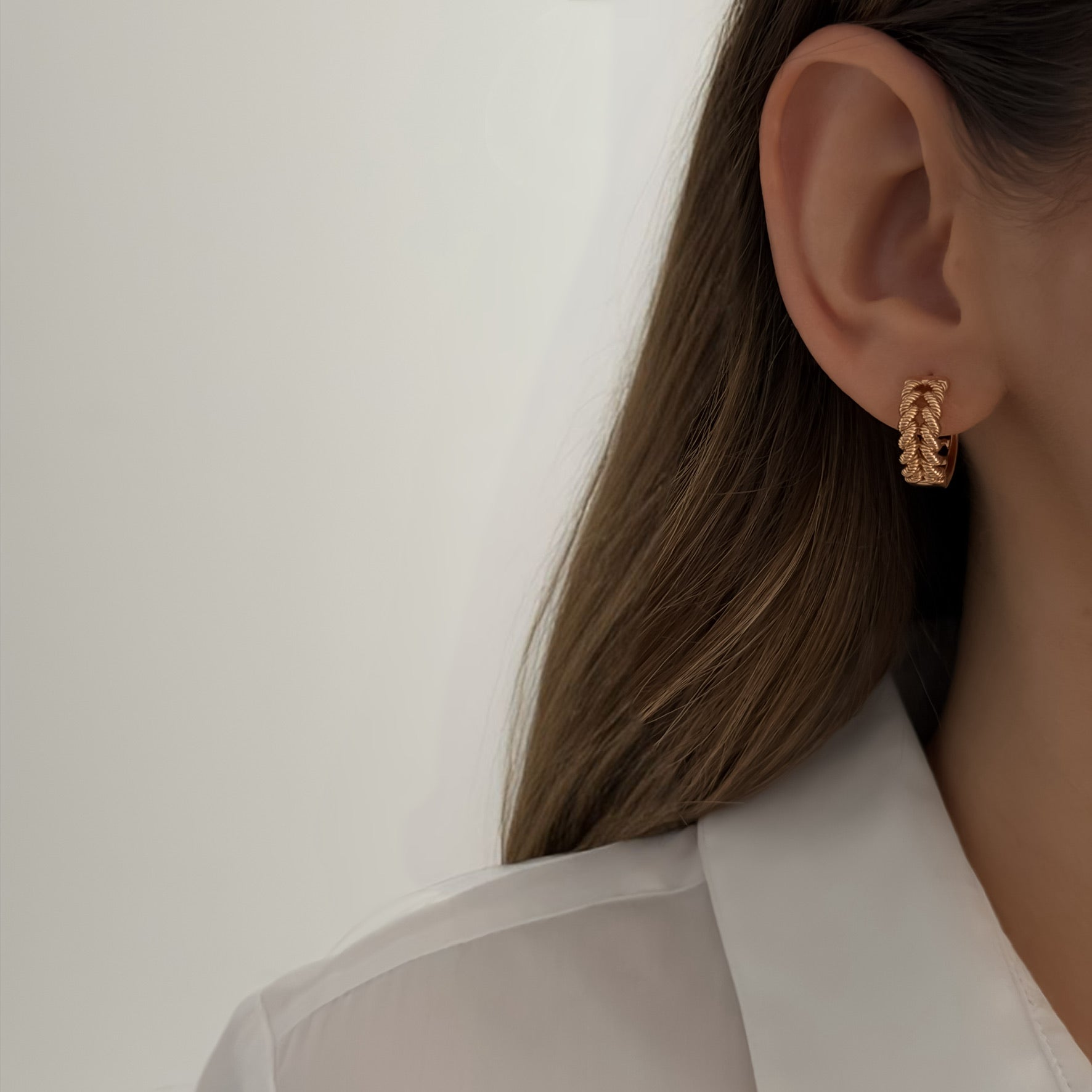 Nerina Braided Hoops