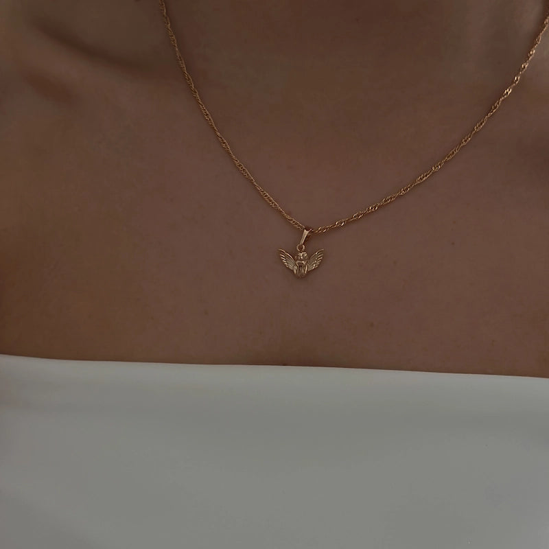 Angel Cherub Necklace