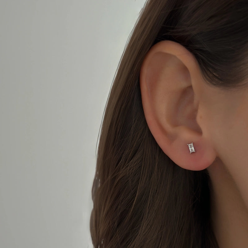 Carre Studs [Silver] (szt)