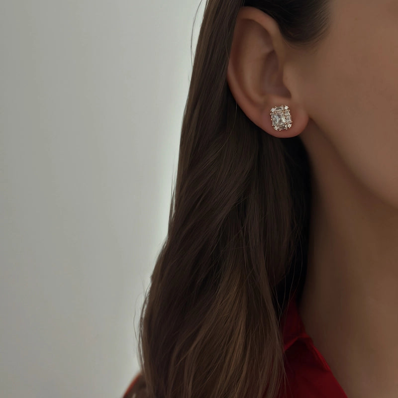 Clarissa Crystal Studs