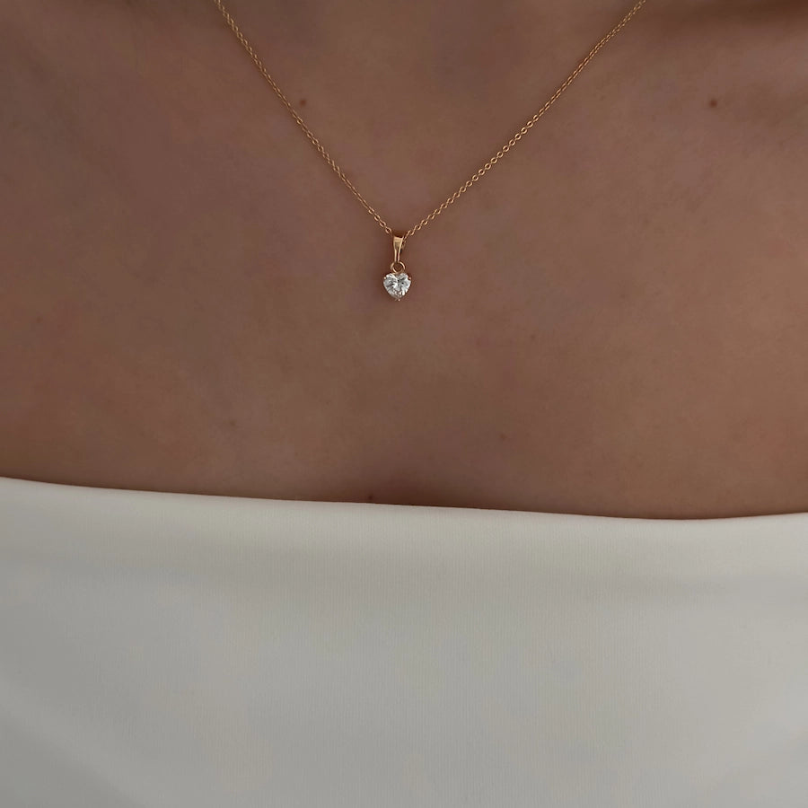 Diamond Heart Necklace