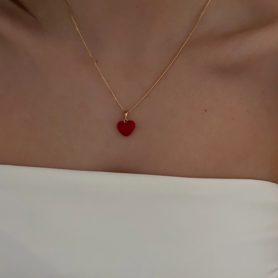 Scarlet Heart Necklace