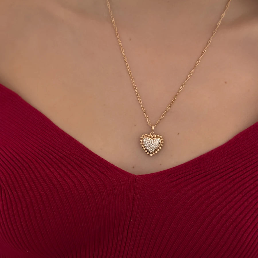 Rococo Heart Necklace
