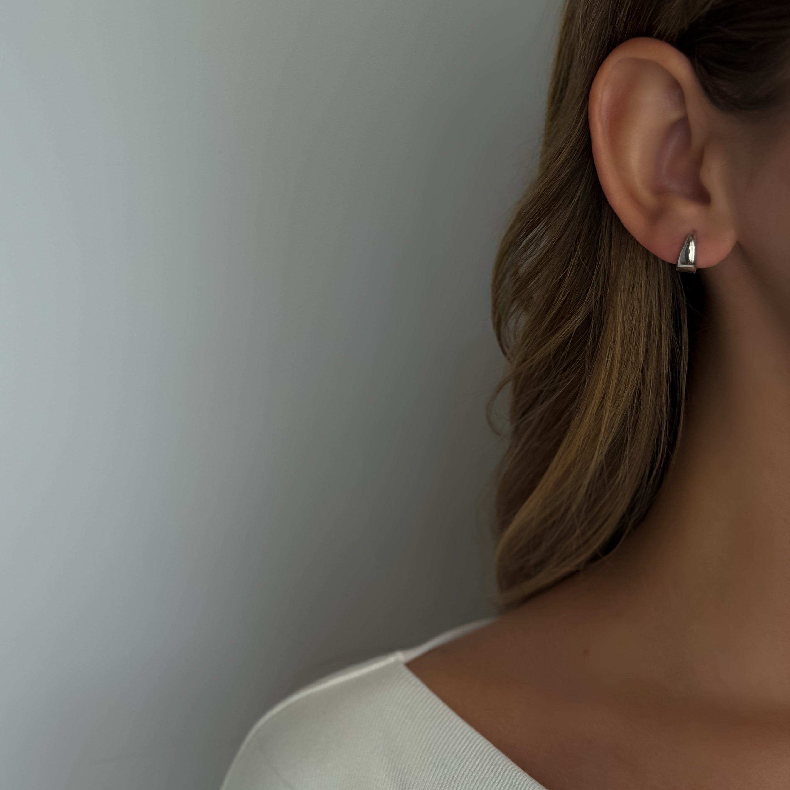 Mini Sharon Hoops [Silver]