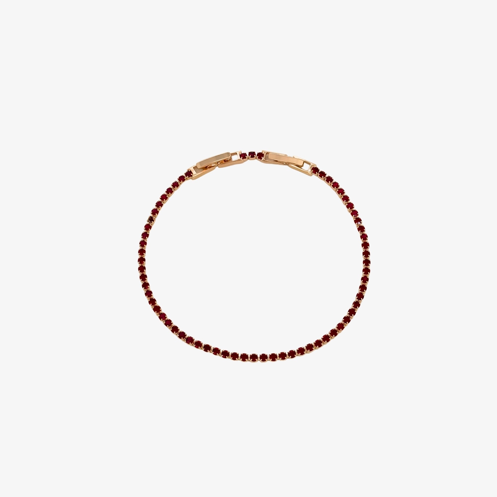 Ruby Tennis Bracelet