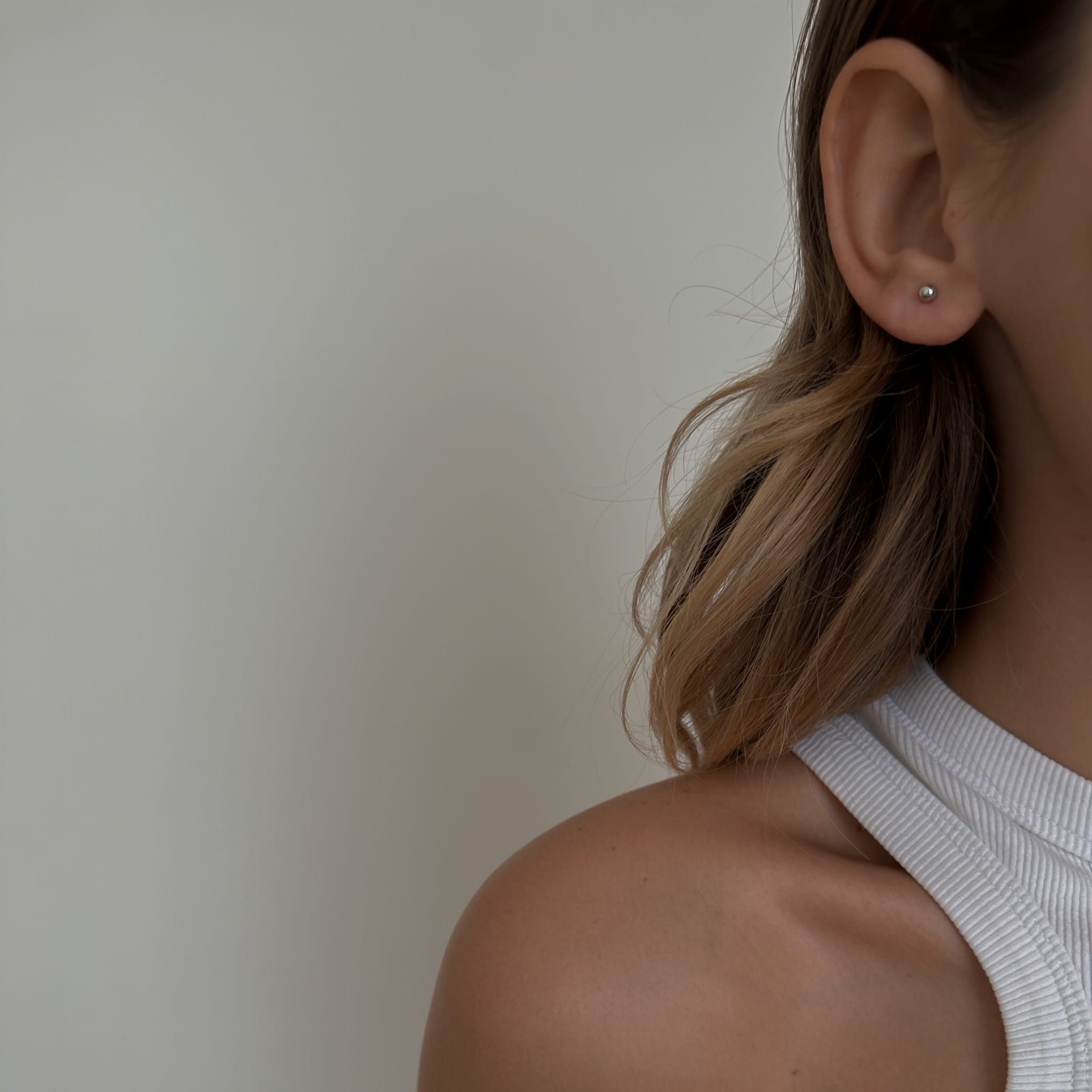 Tiny Drops Studs [Silver] (szt)