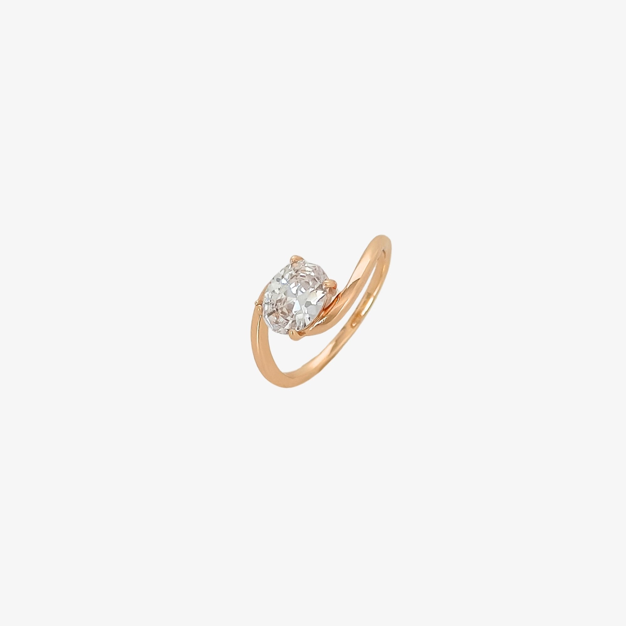 Caught Diamond Ring