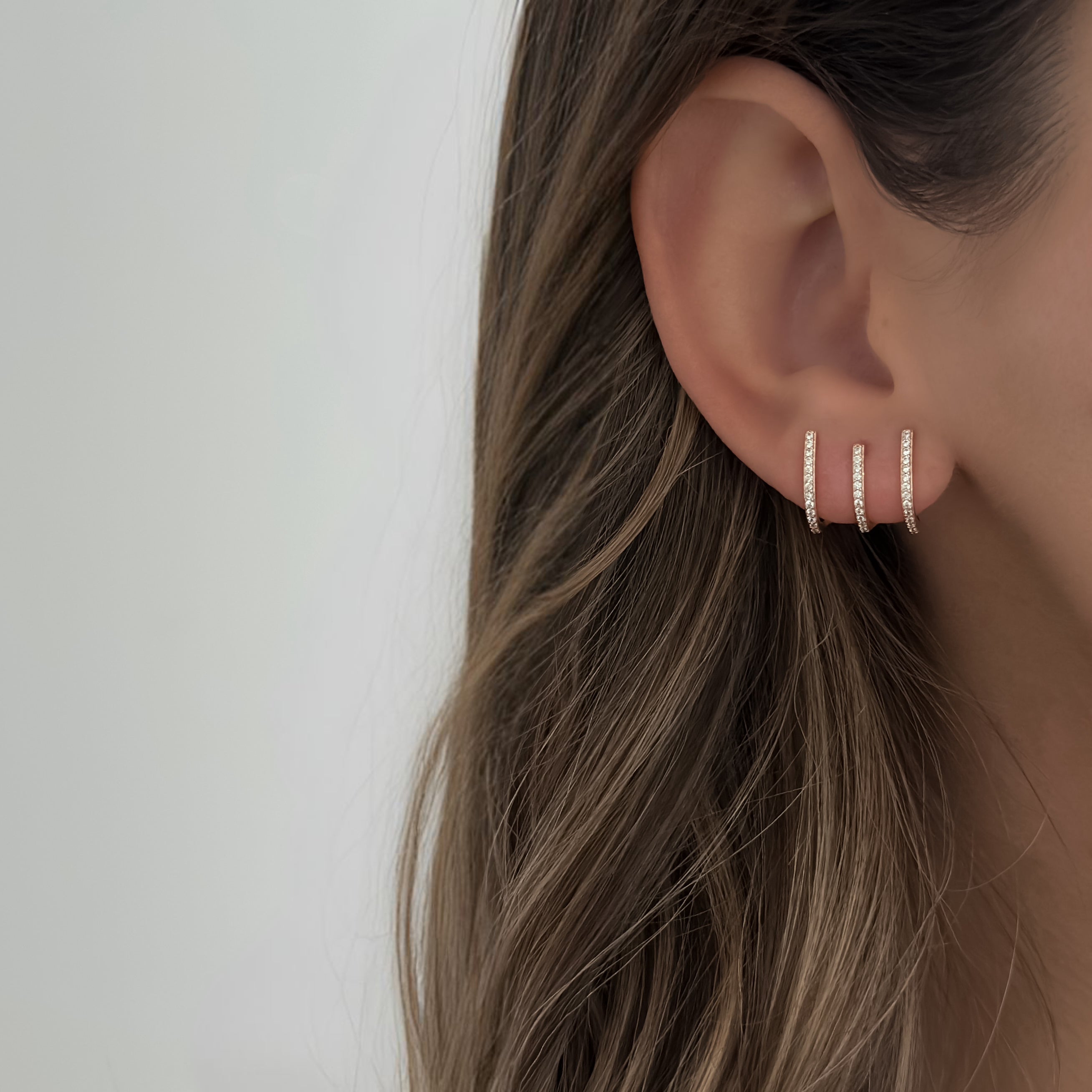 Faux Trio Bling Studs