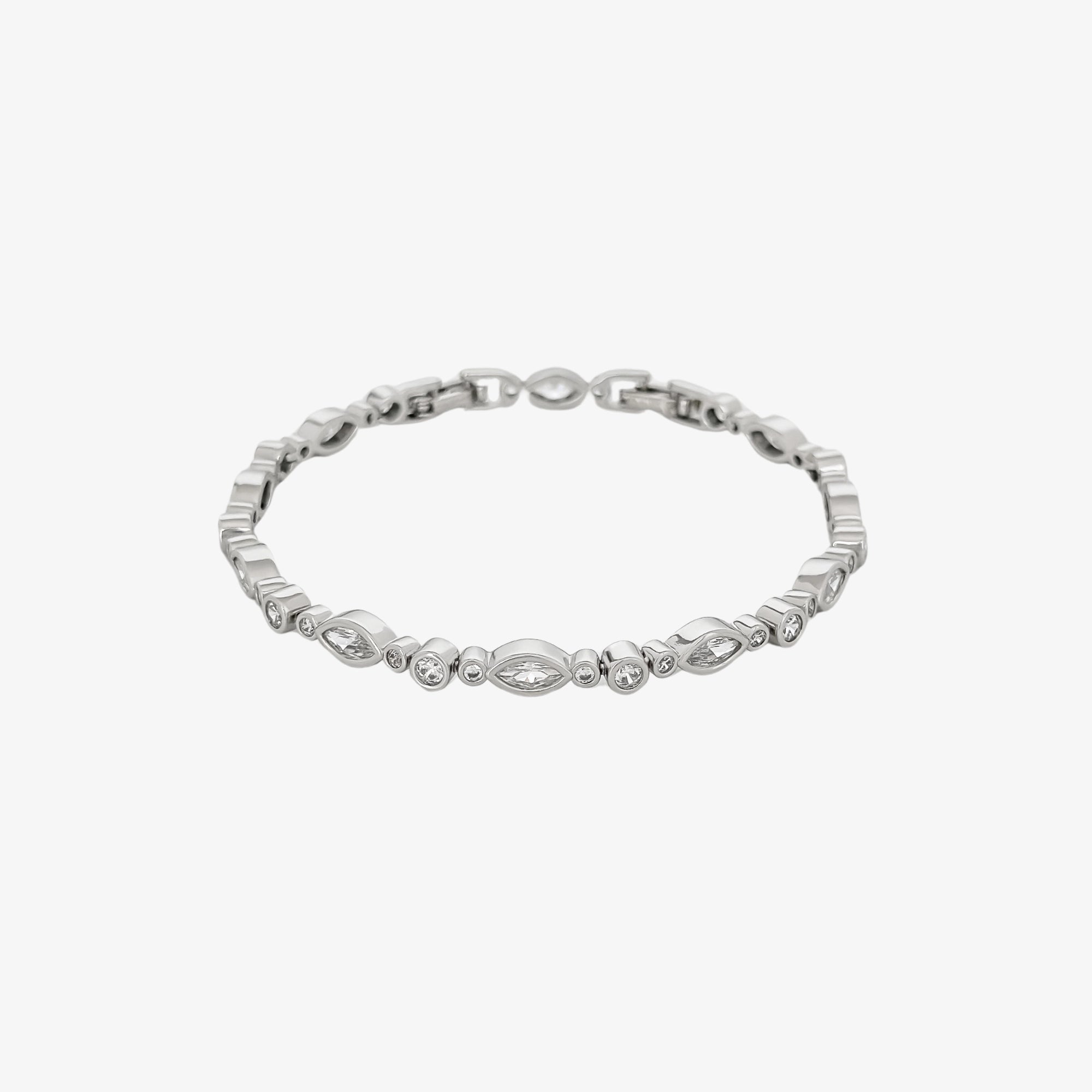 Gwen Diamond Bracelet [Silver]